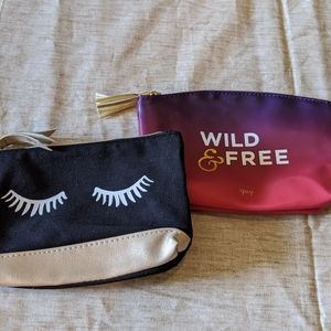 2 Ipsy cosmetic bags